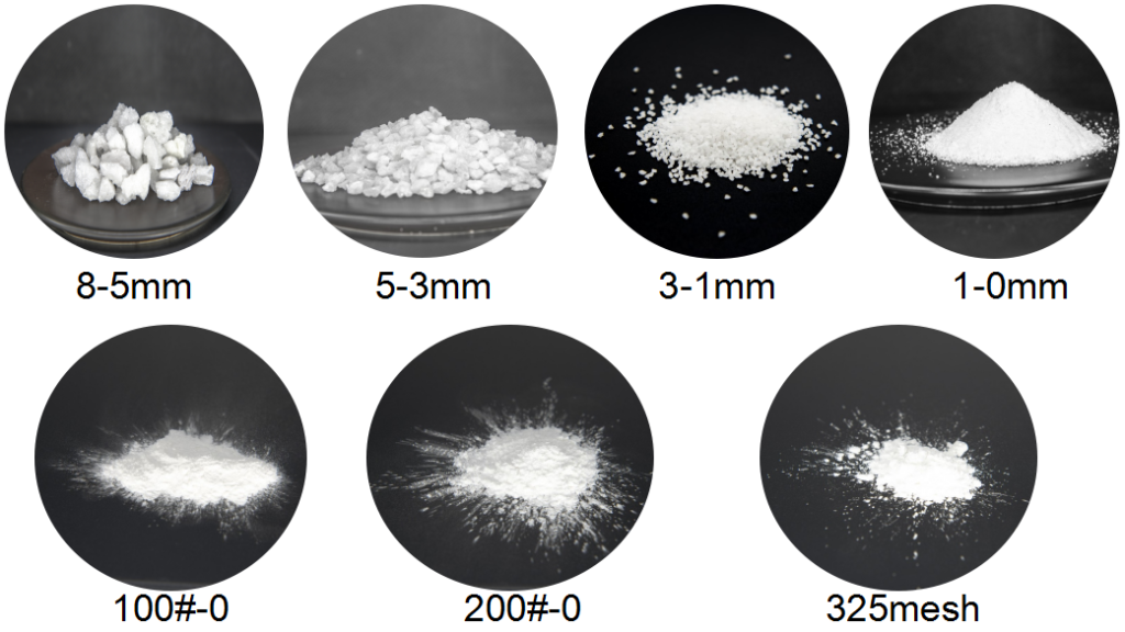 白剛玉 0-1mm 1-3mm 3-5mm  -1-